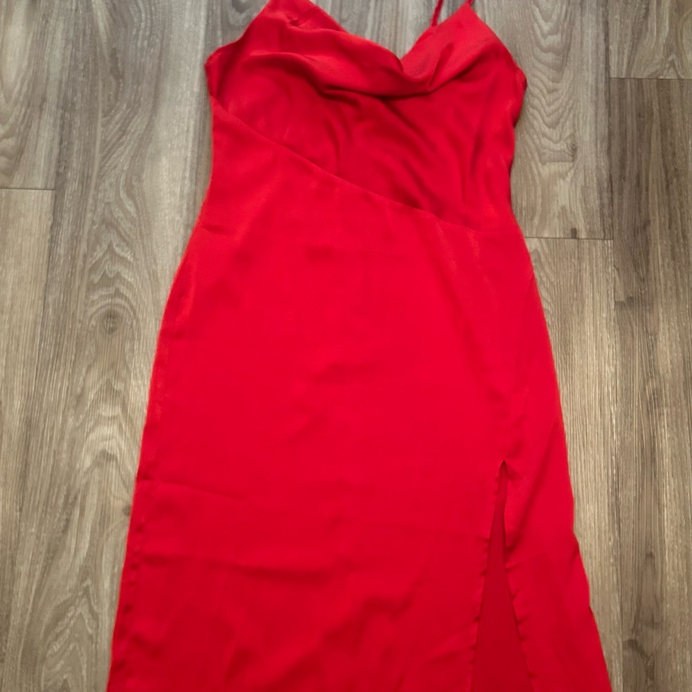 Elegant Red Women's Dress